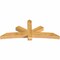 Ekena Millwork Alberta Rough Sawn Timber Gable Bracket, Western Red Cedar, 84"W x 35"H x 6"D x 6"F, 10/12 Pitch GBW084X35X0606ALB00RWR - alternate 2